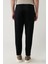 Erkek Siyah Relaxed Fit Pamuk Karışımlı Klasik Bel Pantolon A41Y3037 4