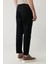 Erkek Siyah Relaxed Fit Pamuk Karışımlı Klasik Bel Pantolon A41Y3037 5