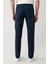 Erkek Lacivert Slim Fit Klasik Bel 5 Cep Pantolon A41Y3071 4