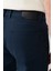 Erkek Lacivert Slim Fit Klasik Bel 5 Cep Pantolon A41Y3071 7