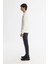 Erkek Ekru Bisiklet Yaka Pamuklu Baskılı Elastan Sweatshirt A42Y1206 3