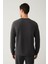Erkek Antrasit Bisiklet Yaka Baskılı Soft Touch Sweatshirt A41y1224 4