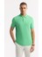 Erkek Neon Yeşil Regular Fit %100 Pamuk Hızlı Kuruyan Kıvrılmayan Polo Yaka T-Shirt B001032 6
