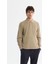 Erkek Vizon 2 Düğmeli Pamuklu Polo Yaka Sweatshirt B001080 1