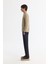 Erkek Vizon 2 Düğmeli Pamuklu Polo Yaka Sweatshirt B001080 3