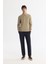 Erkek Vizon 2 Düğmeli Pamuklu Polo Yaka Sweatshirt B001080 5