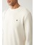 Erkek Ekru Bisiklet Yaka Baskılı Soft Touch Sweatshirt A41y1224 2