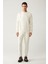 Erkek Ekru Bisiklet Yaka Baskılı Soft Touch Sweatshirt A41y1224 6