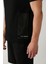 Erkek Siyah Baskılı Bisiklet Yaka Soft Touch T-shirt A41y1328 5