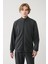 Erkek Antrasit Dik Yaka Baskılı Soft Touch Baskılı Sweatshirt A41y1225 3