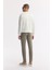 Erkek Ekru Bisiklet Yaka Baskılı Bi Stretch Interlok Sweatshirt A51y1204 4