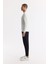 Erkek Ekru Bisiklet Yaka Baskılı Bi Stretch Interlok Sweatshirt A51y1208 4