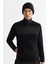 Erkek Siyah Soğuğa Dayanıklı Fermuarlı Dik Yaka Polar Sweatshirt A42y1380 2