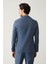 Erkek Mavi Astarsız Linen Touch Takım Elbise Ceketi A41Y4060 4