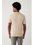 Erkek Bej 3 Düğmeli Garment Dyed Polo Yaka Triko T-Shirt A41Y5067 4