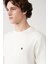 Erkek Beyaz Baskılı Bisiklet Yaka Soft Touch T-shirt A41y1328 2