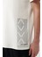 Erkek Beyaz Baskılı Bisiklet Yaka Soft Touch T-shirt A41y1328 3