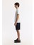 Erkek Beyaz Bisiklet Yaka Hareketli Hologram Baskılı Shoft Touch T-Shirt A51Y1031 3