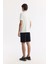 Erkek Beyaz Bisiklet Yaka Hareketli Hologram Baskılı Shoft Touch T-Shirt A51Y1031 4