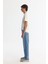 Erkek Mavi Tokyo Straight Fit Eskitme Yıkama Jean Pantolon A42Y3535 2