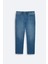 Erkek Mavi Tokyo Straight Fit Eskitme Yıkama Jean Pantolon A42Y3535 6