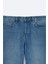 Erkek Mavi Tokyo Straight Fit Eskitme Yıkama Jean Pantolon A42Y3535 8