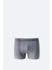 Erkek Gri Geometrik Desenli Tekli Boxer A51Y9505 1