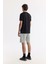 Erkek Siyah Bisiklet Yaka Hareketli Hologram Baskılı Shoft Touch T-Shirt A51Y1031 4