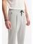 Erkek Taş Relaxed Fit Beli Lastikli Bağcıklı Fermuarlı Cepli Pileli Pantolon A51Y3252 5