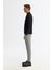Erkek Siyah 2 Düğmeli Pamuklu Polo Yaka Sweatshirt B001080 2