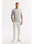 Erkek Taş Regular Fit %100 Pamuk Hızlı Kuruyan Kıvrılmayan Polo Yaka T-Shirt B001032 5