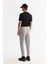 Erkek Taş Regular Fit Beli Bağcıklı Ayarlanabilir İpli 3 İplik Şardonlu Eşofman Altı B003403 3