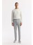 Erkek Açık Gri Slim Fit Beli Lastikli Bi Stretch Chino Pantolon B003033 1