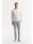 Erkek Açık Gri Slim Fit Beli Lastikli Bi Stretch Chino Pantolon B003033 6