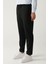 Erkek Siyah Relaxed Fit Yandan Cepli Bağcıklı Jogger Pantolon B003005 3