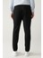 Erkek Siyah Relaxed Fit Yandan Cepli Bağcıklı Jogger Pantolon B003005 4