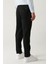 Erkek Siyah Relaxed Fit Yandan Cepli Bağcıklı Jogger Pantolon B003005 5