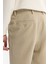 Erkek Bej Slim Fit Yandan Cepli Dokulu Bi-stretch Takım Elbise Pantolonu A42y3211 5