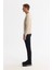 Erkek Bej Regular Fit Viskon Bisiklet Yaka Triko Kazak B005132 2