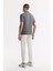 Erkek Antrasit %100 Pamuk Regular Fit %100 Pamuk Hızlı Kuruyan Kıvrılmayan Polo Yaka T-Shirt B001032 4