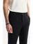Erkek Siyah Slim Fit Beli Lastikli Bi Stretch Chino Pantolon B003033 4