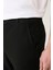 Erkek Siyah Slim Fit Beli Lastikli Bi Stretch Chino Pantolon B003033 7