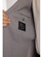Erkek Gri Mono Yaka Bi-stretch Ceket A42y4011 3