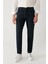 Erkek Lacivert Eskitme Yıkamalı Jean Pantolon A41Y3510 2