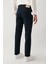 Erkek Lacivert Eskitme Yıkamalı Jean Pantolon A41Y3510 5