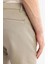 Erkek Vizon Slim Fit Yanı Lastikli Yumuşak Tuşeli Duble Paça Pantolon A42y3007 5