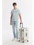 Erkek Gri Regular Fit Bisiklet Yaka Reflektörlü Bi Stretch İnterlok T-Shirt A51Y1037 8