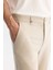 Erkek Bej Slim Fit Klasik Bel Yumuşak Tuşeli Chino Pantolon B003035 4