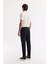 Erkek Siyah Slim Fit Klasik Bel Yumuşak Tuşeli Chino Pantolon B003035 3
