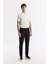 Erkek Siyah Slim Fit Klasik Bel Yumuşak Tuşeli Chino Pantolon B003035 7